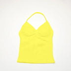 NCLAGEN Impact Longline Strappy Top Sports Yoga Vest Women's Fitness Tank Top Gym Beautiful Open Back Bra Running Workout Halter