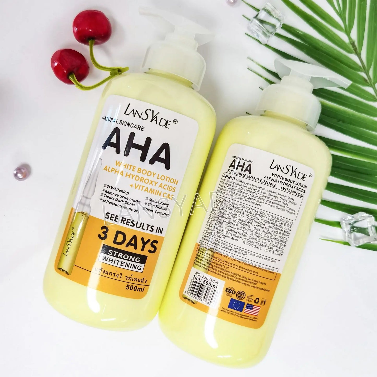 500ml Sakura Niacinamide Body Lotion Smooth Hydrating Improving Dry Moisturizer Whitening Skin Moisturizing Lotion Lightening